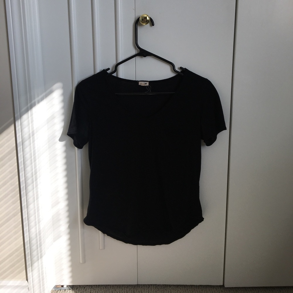 3/$25 basic black tee